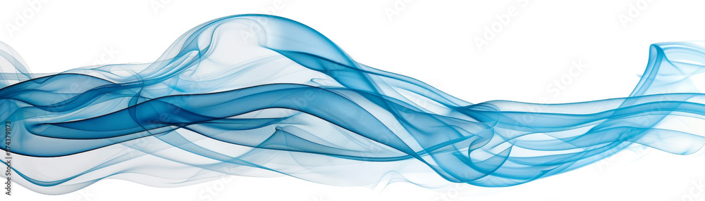 Abstract Blue and White Swirling Flow, Dynamic Wave Design, Digital Art, Isolated on White Background, PNG File Abstract Blue and White Swirling Flow, Dynamic Wave Design, Digital Art, Isolated on White Background, PNG File