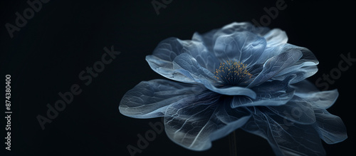 Moon Blue Flower
