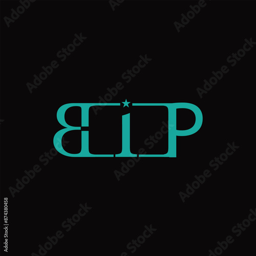BIP letter logo design for company ,B I P creative vector design