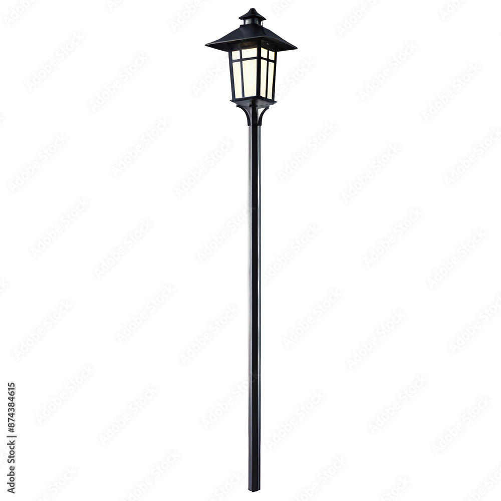 A slim and minimalistic landscape light constructed with a slender metal pole and a squareshaped lantern at the top. The lantern has a black frame and clear glass panes revealing. A slim and minimalistic landscape light constructed with a slender metal pole and a squareshaped lantern at the top. The lantern has a black frame and clear glass panes revealing.