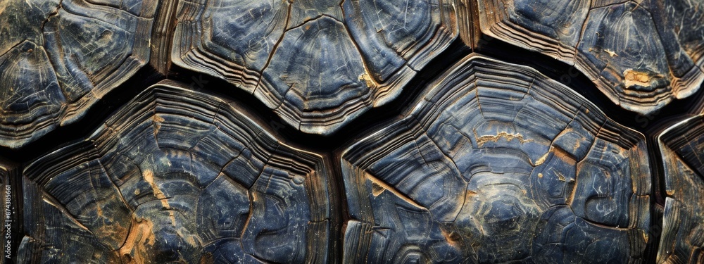 Turtle shell texture background. Turtle shell texture background.