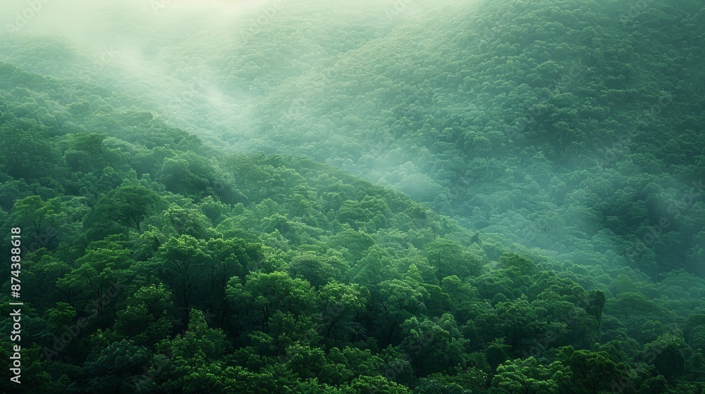 Obraz premium Nature Gradients Forest: A photo showcasing gradients found in natural landscapes
