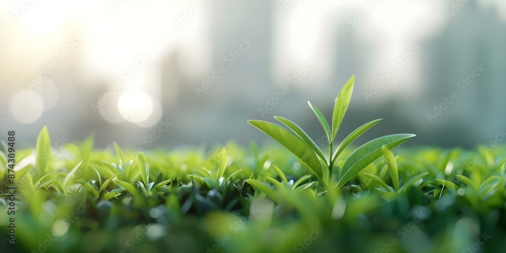 Industry uses carbon credits to reduce emissions and achieve net zero. Concept Carbon Credits, Emissions Reduction, Net Zero, Sustainable Practices, Environmental Conservation Industry uses carbon credits to reduce emissions and achieve net zero. Concept Carbon Credits, Emissions Reduction, Net Zero, Sustainable Practices, Environmental Conservation