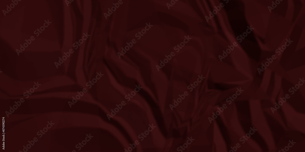 Obraz premium red silk crumpled old paper rough blank wrinkled backdrop texture background.
