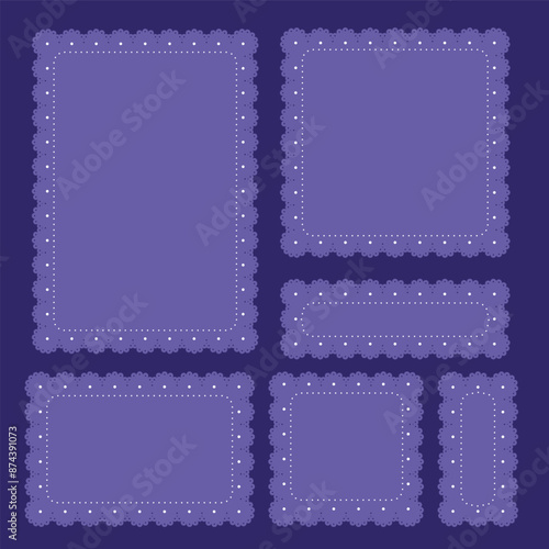 Set of journaling set items for study school class academy journal memo diary teacher student and digital scrapbooking hobbies in simple style