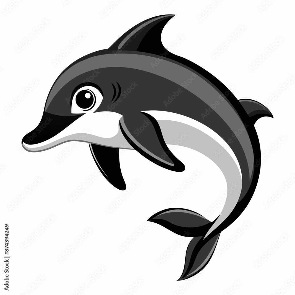 Fototapeta premium dolphin vector illustration