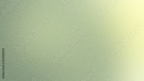 Green minimalist background. Green abstract with grainy noise texture