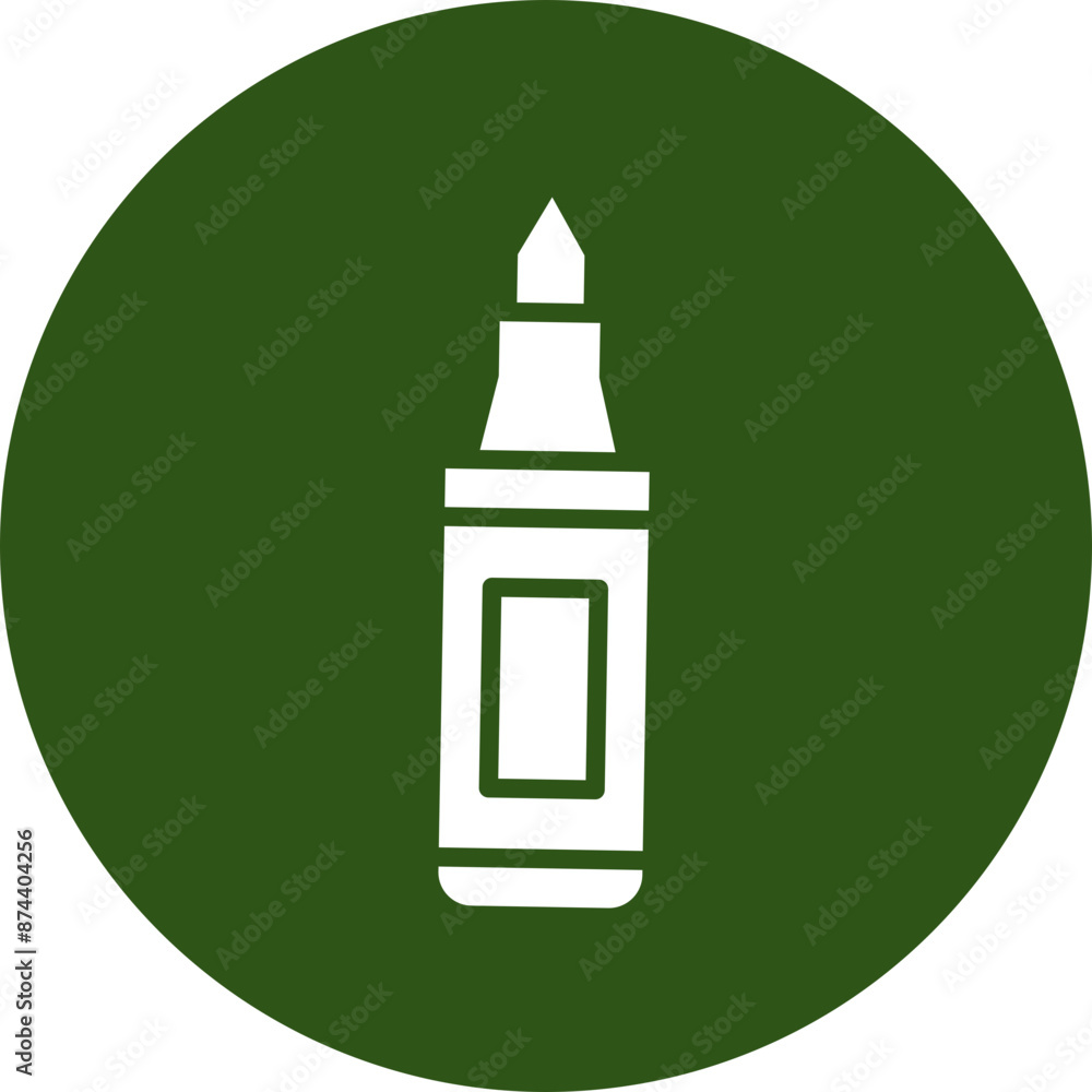 Marker Vector Glyph Green Circle Icon Marker Vector Glyph Green Circle Icon