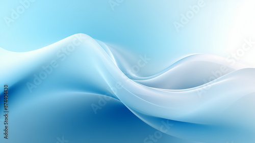 abstract blue background. Light blue white abstract template for card or banner. Abstract background. nice waves. wave. Dynamic Flowing background