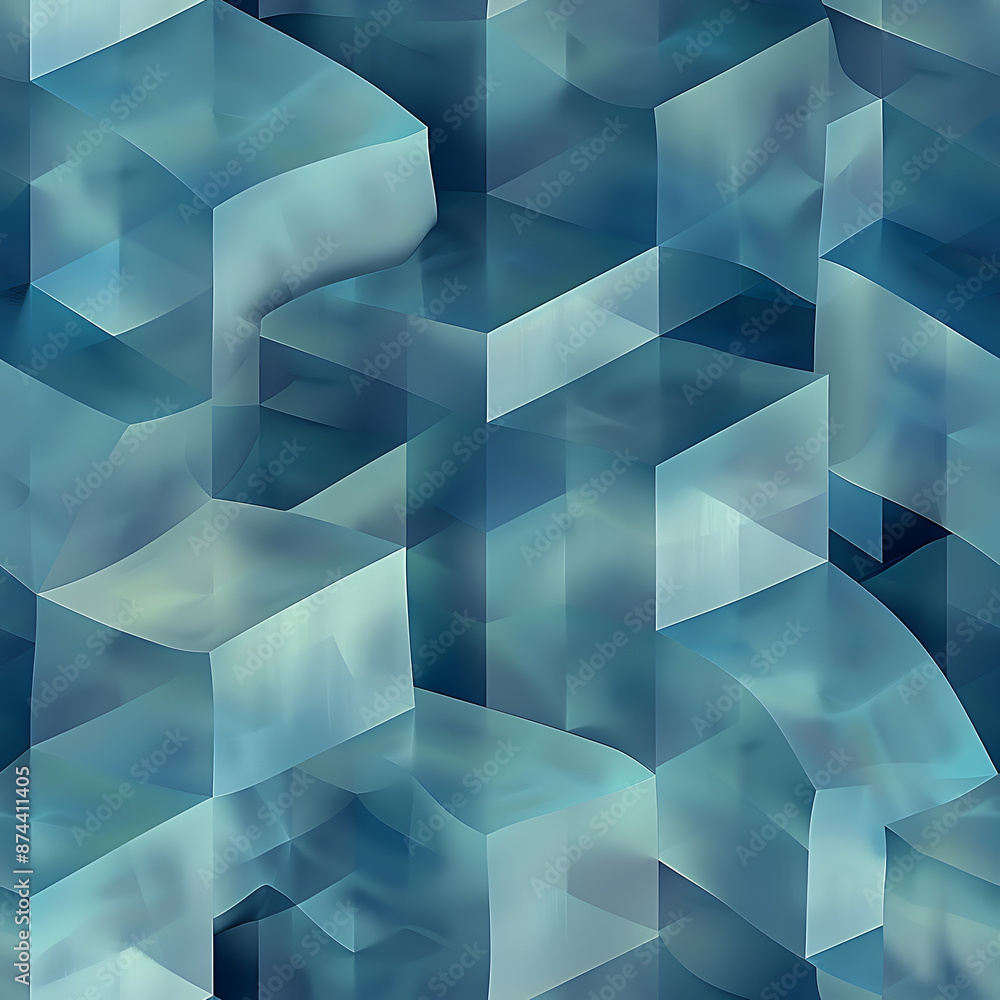 abstract blue background with cubes abstract blue background with cubes