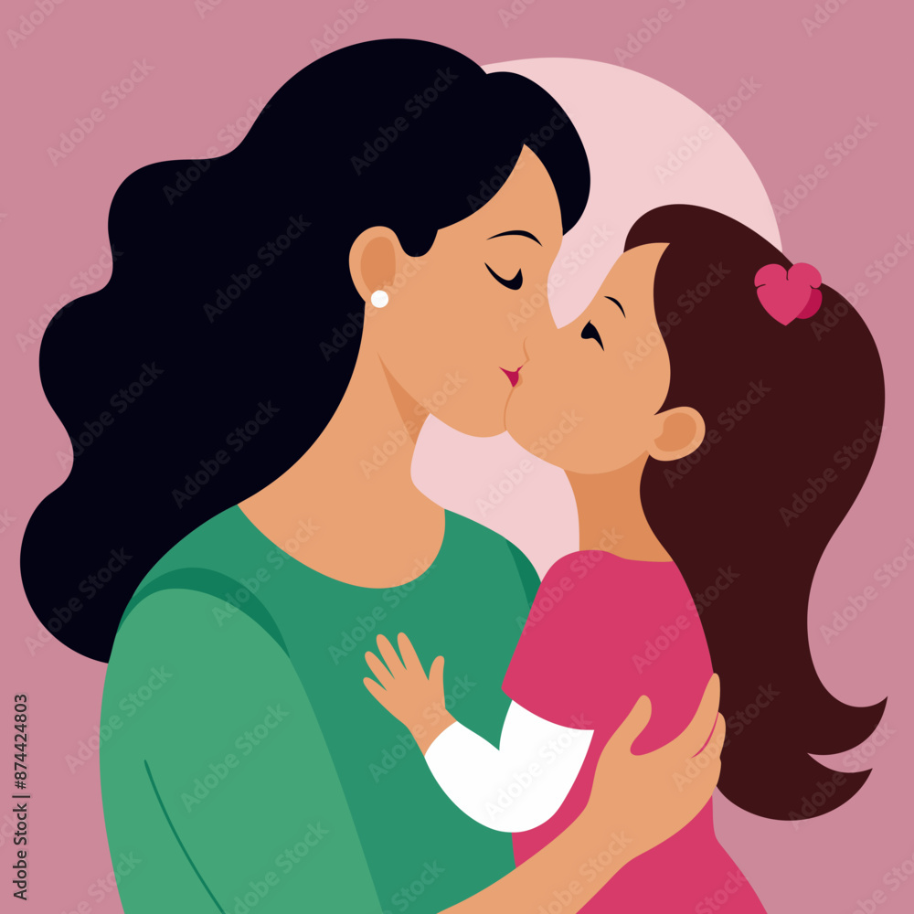 mother and child love vector illustration mother and child love vector illustration