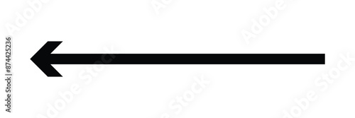 Black arrow pointing right. Arrow shape element. Vector  design eps 10