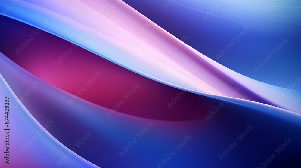Fototapeta premium Macro smooth surface, blue and purple gradient color