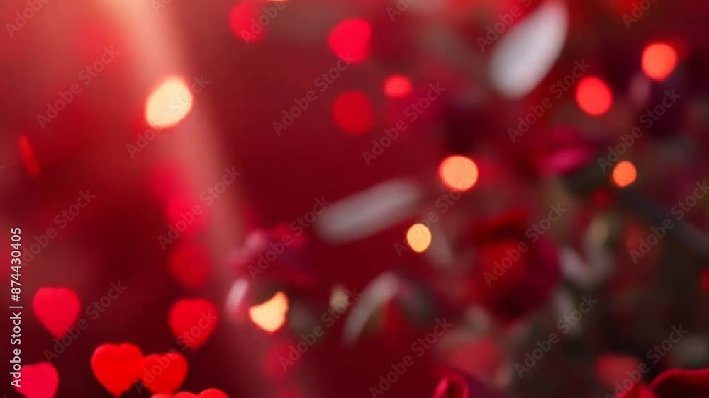 Red roses with a heart-shaped decoration in a romantic setting Red roses with a heart-shaped decoration in a romantic setting