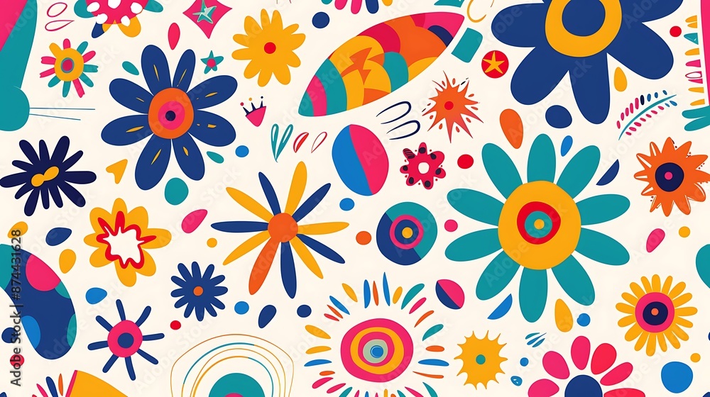 Festive Friendship Day card featuring bright, cheerful patterns and friendship symbols. Festive Friendship Day card featuring bright, cheerful patterns and friendship symbols.