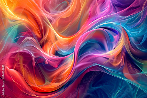 Abstract background with waves