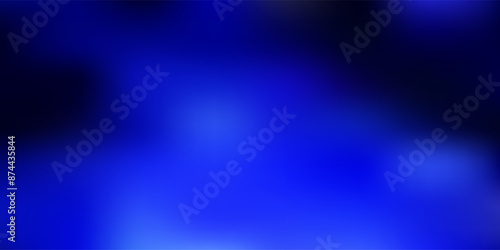 Dark blue vector abstract blur backdrop.