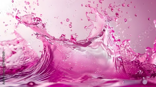 Design Background in Magenta Color 