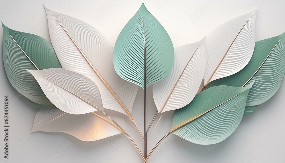 green leaf background green leaf background