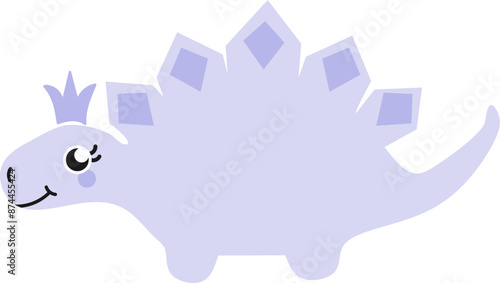 Pretty Girly Dinosaur Graphic