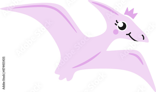 Pretty Girly Dinosaur Graphic