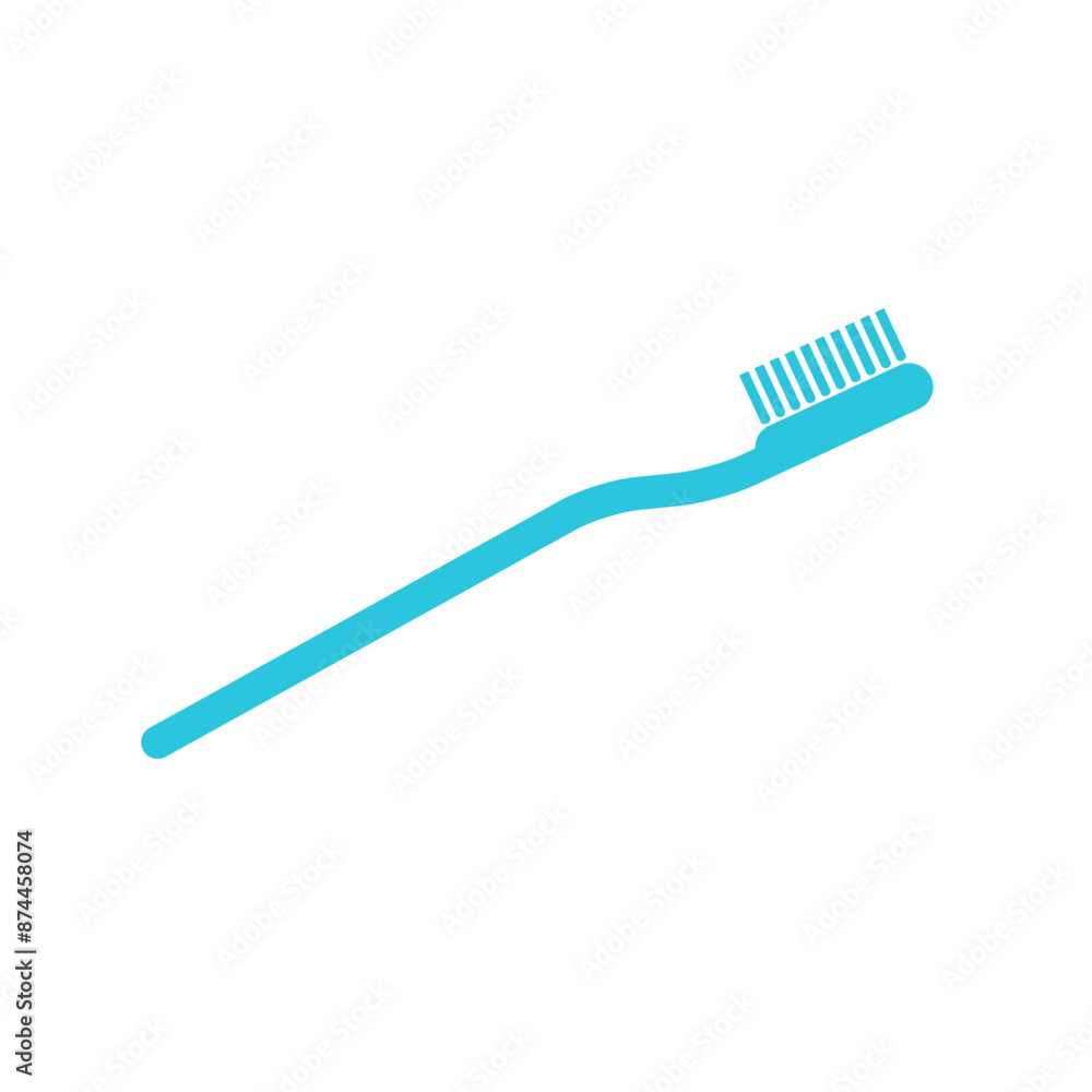 Toothbrush icon. Isolated on white background. From blue icon set. Toothbrush icon. Isolated on white background. From blue icon set.