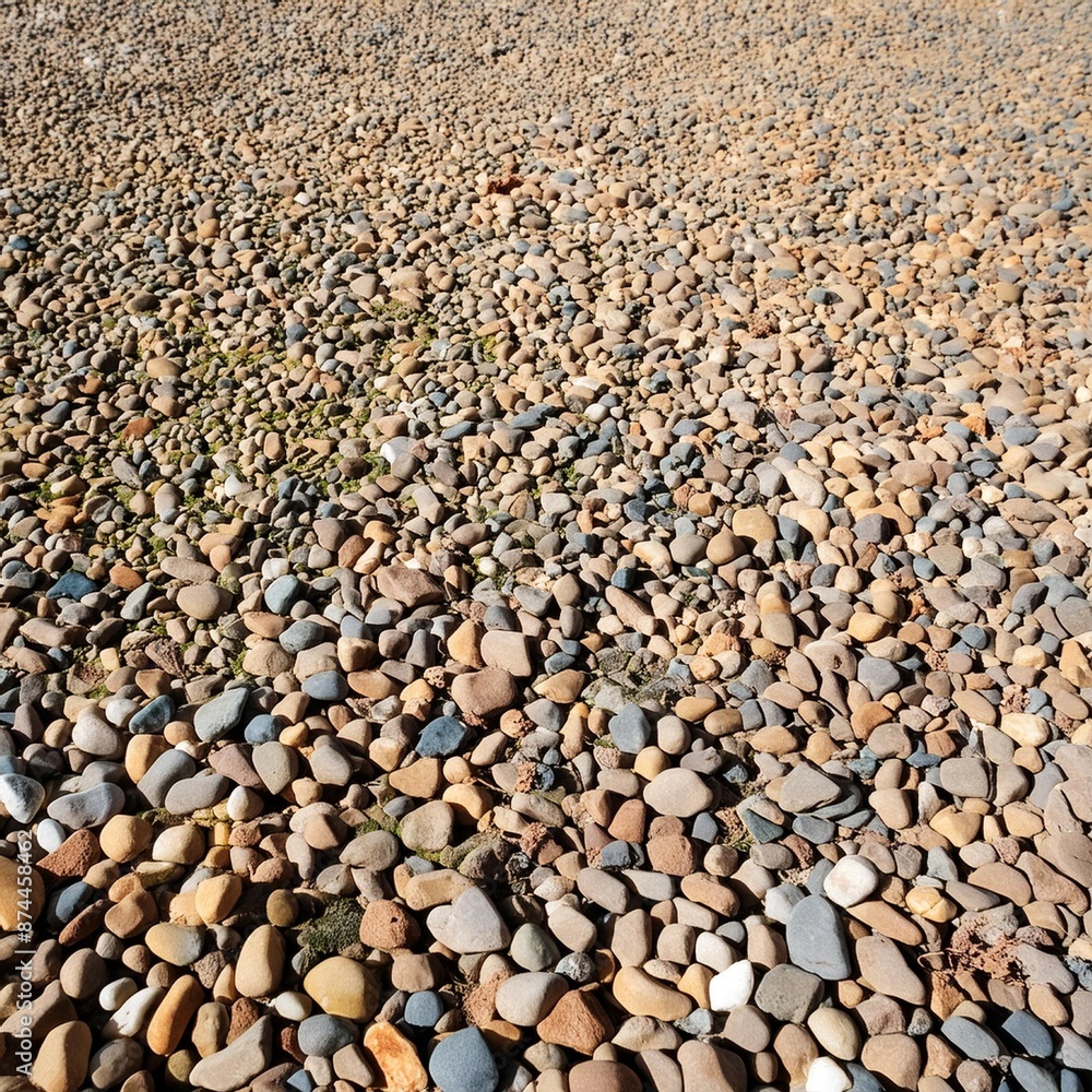 Decorative gravel path texture banner background Decorative gravel path texture banner background