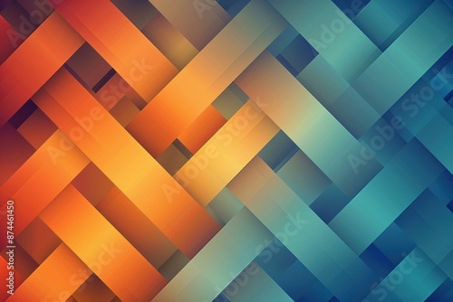 Wallpaper Mural Colorful Abstract Geometric Background with Gradient Hues for Modern Design Projects Torontodigital.ca