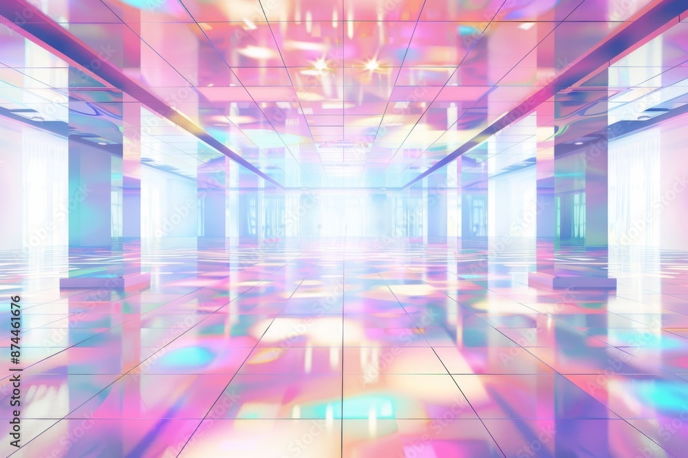 A lively dance floor with a mirrored ceiling and energetic lighting, inviting everyone to the back to school day celebration dance bash. A lively dance floor with a mirrored ceiling and energetic lighting, inviting everyone to the back to school day celebration dance bash.