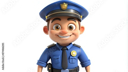 Cartoon Policeman photo