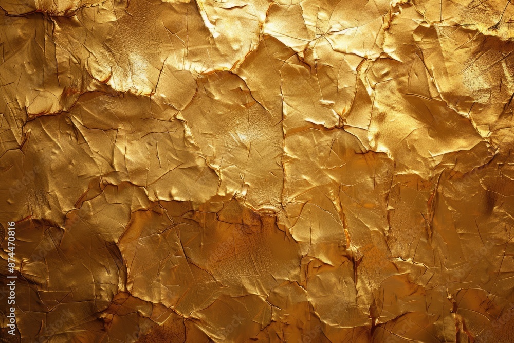 Golden texture wall background Golden texture wall background