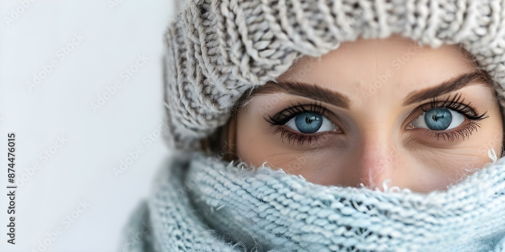 Woman improving health through cold exposure for metabolic benefits and wellness. Concept Cold Exposure, Metabolic Benefits, Health and Wellness, Woman Empowerment, Lifestyle Changes Woman improving health through cold exposure for metabolic benefits and wellness. Concept Cold Exposure, Metabolic Benefits, Health and Wellness, Woman Empowerment, Lifestyle Changes