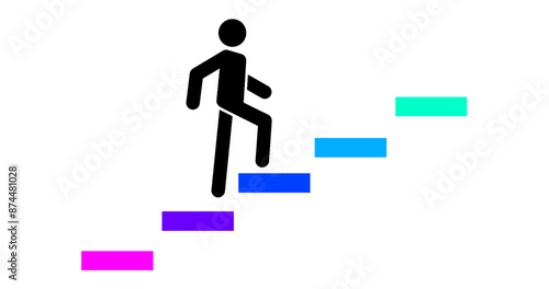 person completing goal, minimalist goals, achieve goals, targeting to achieve, aim, aiming high