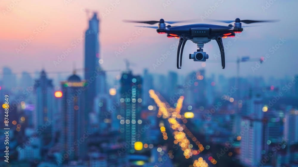 the concept of drone observation of the planet the concept of drone observation of the planet