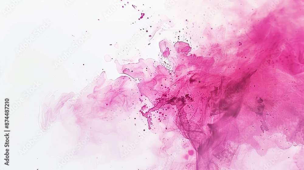 abstract pink watercolor on white background abstract pink watercolor on white background