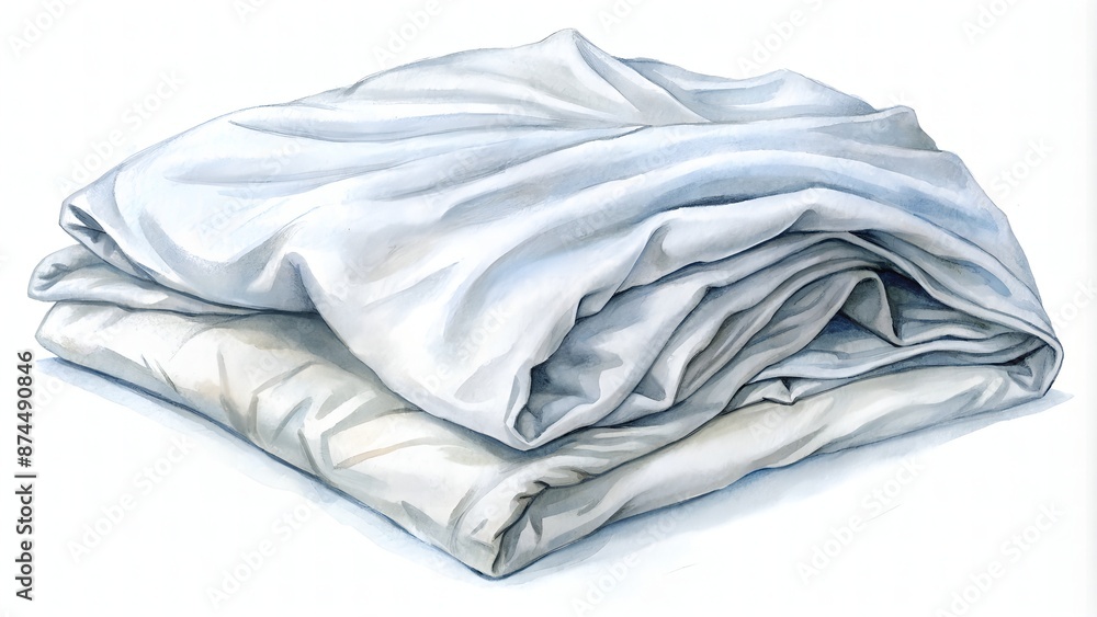 Soft, crisp, and serene white bedding sheets with subtle wrinkles and gentle folds, creating a calming and neutral textured background for various design projects. Soft, crisp, and serene white bedding sheets with subtle wrinkles and gentle folds, creating a calming and neutral textured background for various design projects.