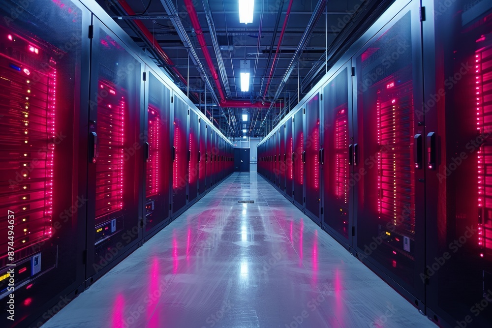 In the server room. Generative AI In the server room. Generative AI
