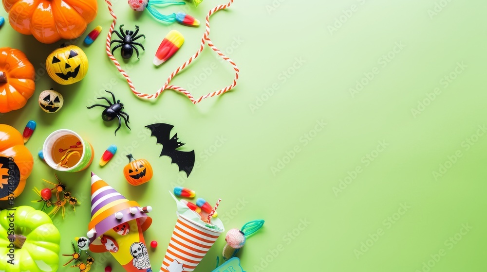 Halloween Background with Pumpkins. Halloween-themed background with glowing jack-o'-lanterns Halloween Background with Pumpkins. Halloween-themed background with glowing jack-o'-lanterns