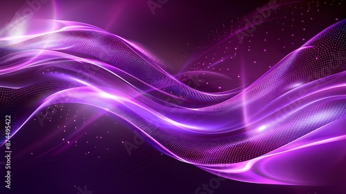 dynamic abstract business background in purple