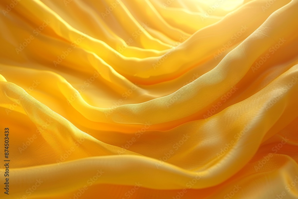 Monochrome yellow background. Lightweight textured fabric. Generative AI Monochrome yellow background. Lightweight textured fabric. Generative AI