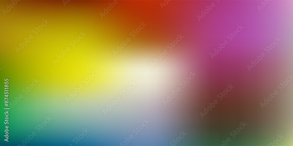 Obraz premium Light multicolor vector blurred layout.