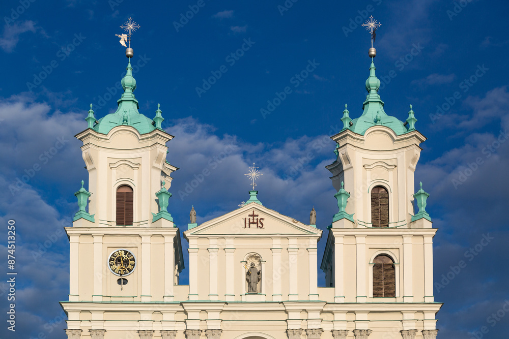 Fototapeta premium St. Francis Xavier Cathedral in Hrodna, Belarus