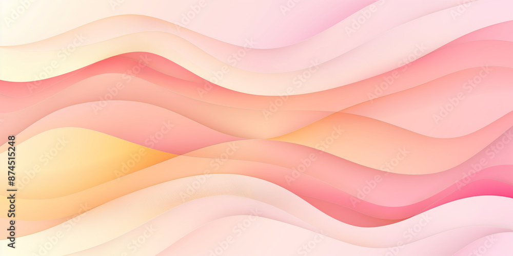 abstract background featuring smooth, wavy lines in pastel pink and orange colors, creating a soft and gentle visual effect
abstract background featuring smooth, wavy lines in pastel pink and orange colors, creating a soft and gentle visual effect