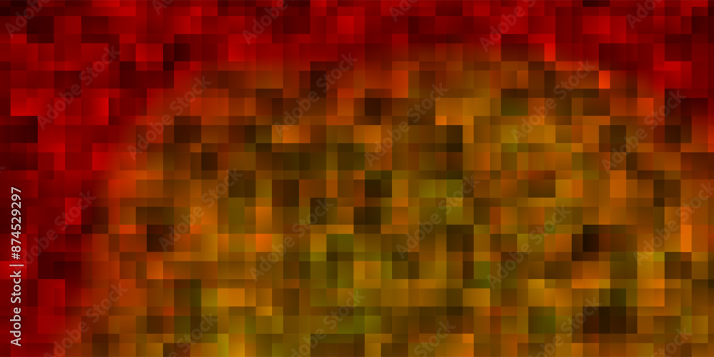 Light Orange vector pattern in square style. Light Orange vector pattern in square style.
