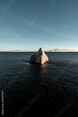 Viking village prop for movie. Located at the foot of Vestrahorn mountain which is in the south-east part of Iceland photo