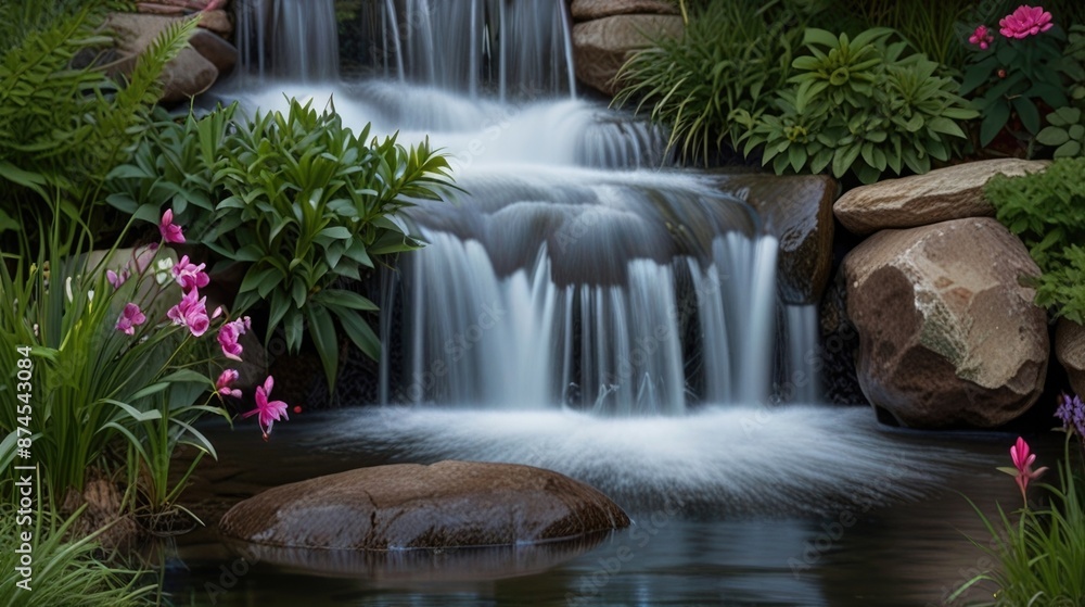 Backyard Pond Waterfall Backyard Pond Waterfall