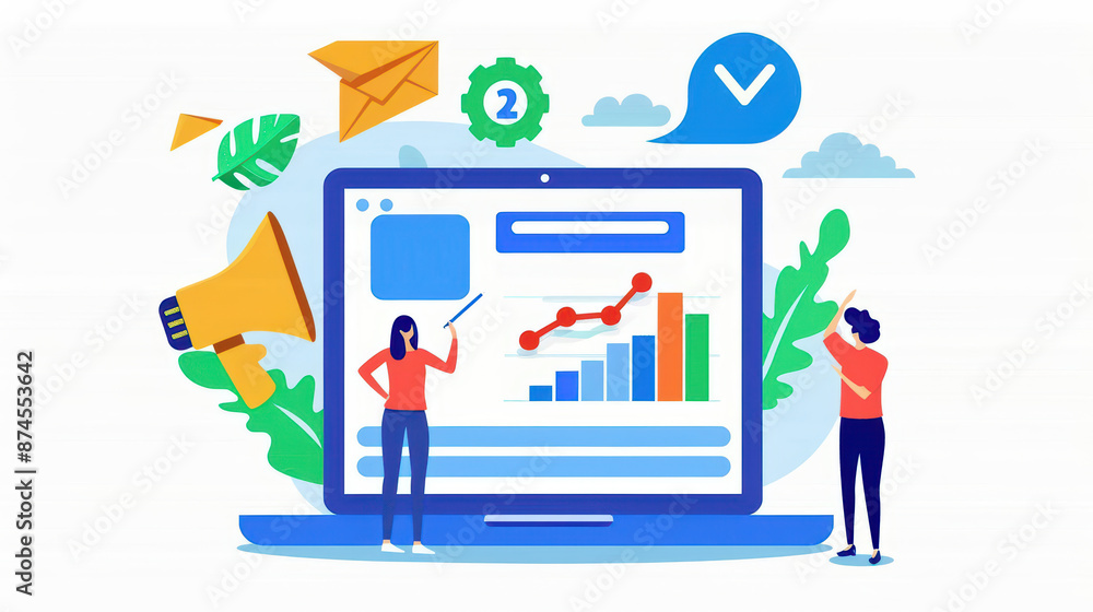 A comprehensive marketing plan combining digital and traditional methods to create a cohesive and effective outreach strategy with copy space A comprehensive marketing plan combining digital and traditional methods to create a cohesive and effective outreach strategy with copy space