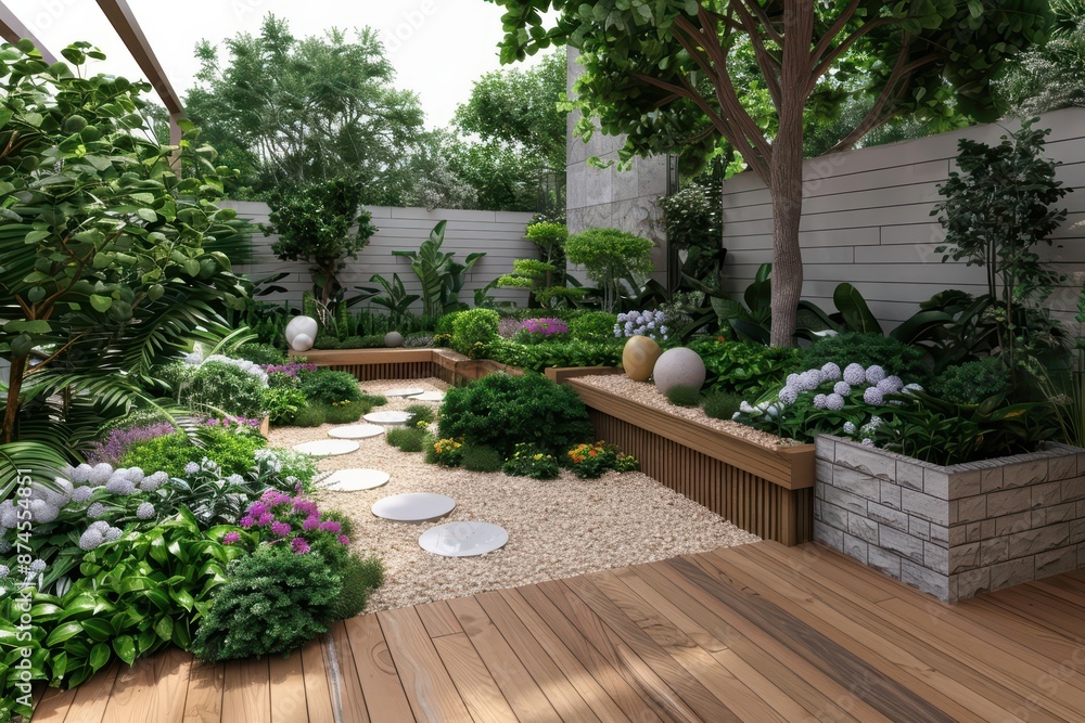 A futuristic home renovation service incorporates enchanted gardens and magical rooftop terraces into their designs A futuristic home renovation service incorporates enchanted gardens and magical rooftop terraces into their designs