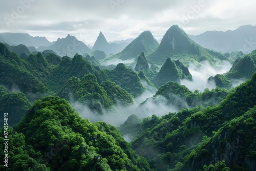 A futuristic movie studio creates films set in fantastical Asian landscapes