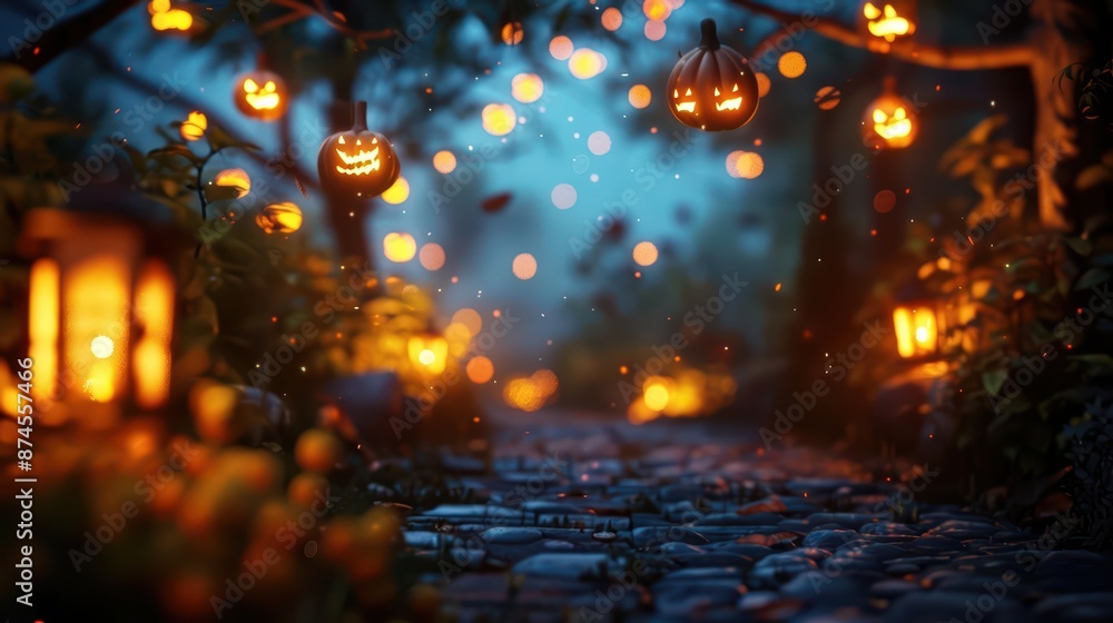 An advanced seasonal festival showcases elemental magic in an autumn setting An advanced seasonal festival showcases elemental magic in an autumn setting